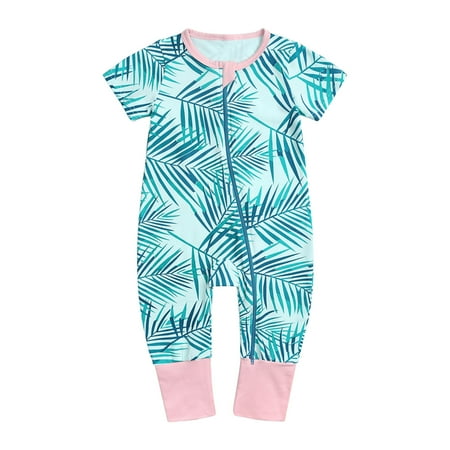 Utoimkio Baby Girl Rompers 0-3 Months Toddler Baby Boys Girls Cute Cartoon Leaf Cat Pattern Short Sleeve Double Zipper Romper Jumpsuit
Utoimkio Baby Girl Rompers 0-3 Months Toddler Baby Boys Girls Cute Cartoon Leaf Cat Pattern Short Sleeve Double Zipper Romper Jumpsuit