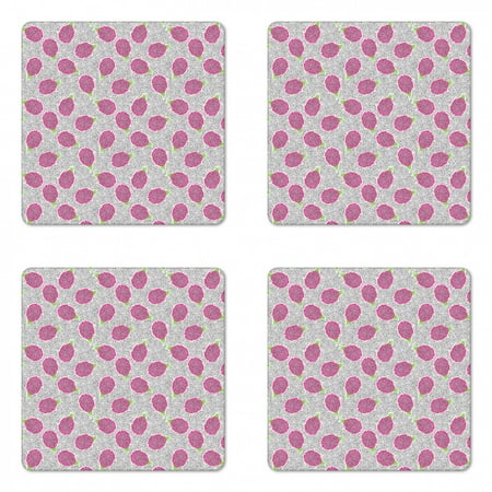Tropical Coaster Set of 4 Cross-Sectional View of Pitaya the Dragon Fruit on a Background Formed by Seeds Square Hardboard Gloss Coasters Standard Size Multicolor by Ambesonne
Tropical Coaster Set of 4 Cross-Sectional View of Pitaya the Dragon Fruit on a Background Formed by Seeds Square Hardboard Gloss Coasters Standard Size Multicolor by Ambesonne