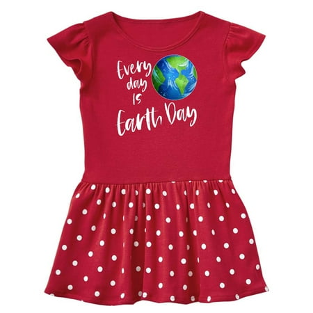 Inktastic Every Day is Earth Day Gift Toddler Girl Dress