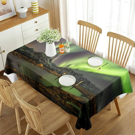 Aurora Tablecloth Beautiful Arctic Natural Landscape for Living Room Party Dining Room Home Wedding Banquet Tablecloth Rectangle
Aurora Tablecloth Beautiful Arctic Natural Landscape for Living Room Party Dining Room Home Wedding Banquet Tablecloth Rectangle