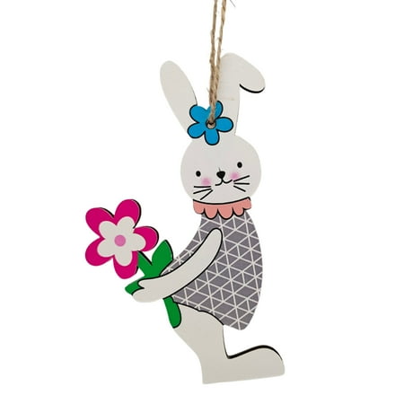 Hadanceo Hanging Pendant Smooth Surface Attractive with Lanyard MDF Easter Wooden Rabbit Pendant Craft Gift
Hadanceo Hanging Pendant Smooth Surface Attractive with Lanyard MDF Easter Wooden Rabbit Pendant Craft Gift