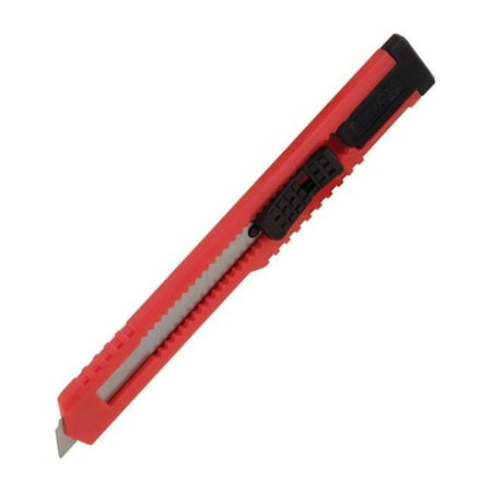 8.25 in. Retractable Utility Knife Red - Case of 10