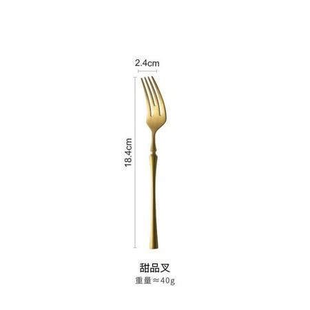 DanceeMangoos Matte Golden Cutlery Set 304 Stainless Steel Steak Knife Fork Spoon Set Vintage Fruit Fork Tea Spoon Western Tableware Set
DanceeMangoos Matte Golden Cutlery Set 304 Stainless Steel Steak Knife Fork Spoon Set Vintage Fruit Fork Tea Spoon Western Tableware Set
