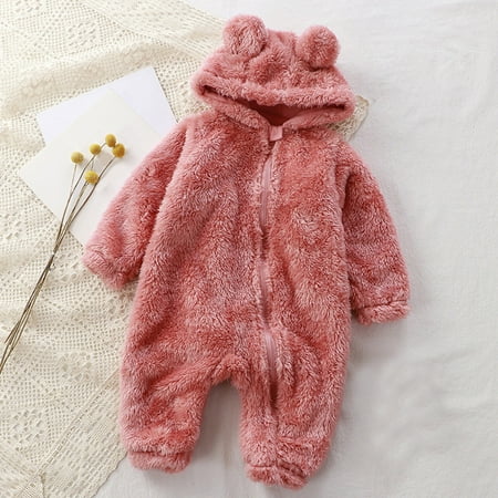 Baby Girls Boys Cute Solid Long Sleeves Cartoon Bear Ears Footed Hooded Zipper Romper Warm Footie Jumpsuit Sleeper Pajamas Outfits
Baby Girls Boys Cute Solid Long Sleeves Cartoon Bear Ears Footed Hooded Zipper Romper Warm Footie Jumpsuit Sleeper Pajamas Outfits
