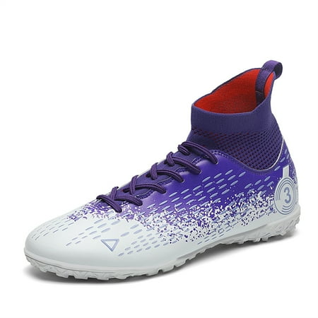 Boy s Soccer Shoes Kids Football Boots Cleats High-Top Spikes Soccer Shoes Girls Outdoor Athletic Training Sneakers
Boy s Soccer Shoes Kids Football Boots Cleats High-Top Spikes Soccer Shoes Girls Outdoor Athletic Training Sneakers