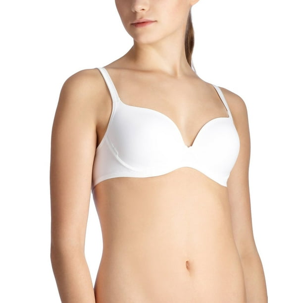 Rosa Faia Twin Women`s Padded Underwire Bra, 34C, white