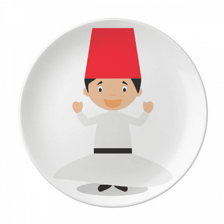 White Whirling Dervishe Cartoon Plate Decorative Porcelain Salver Tableware Dinner Dish
White Whirling Dervishe Cartoon Plate Decorative Porcelain Salver Tableware Dinner Dish