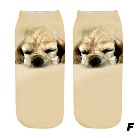 MIARHB Unisex Men Women Funny Anklet Socks Popular Printed Casual Short Socks