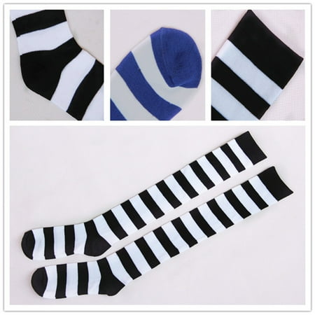 1 Pair Cosplay Sexy Stockings Stripe Over The Knee High Socks Long Socks for Women Girls Free Size (White and Black)
1 Pair Cosplay Sexy Stockings Stripe Over The Knee High Socks Long Socks for Women Girls Free Size (White and Black)