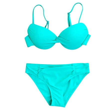 Womens swimsuits Women s Fashion Separate Bikini With Bra Pads No Steel Bra Swimsuit Fragarn