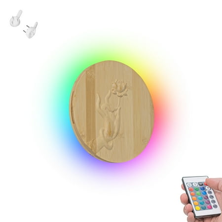 Kiven Led Wooden Wall Lamp Battery Operated Wall Lights with RGB Mode Dimmable Single Modern Corner Lights
Kiven Led Wooden Wall Lamp Battery Operated Wall Lights with RGB Mode Dimmable Single Modern Corner Lights