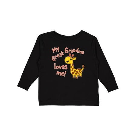 Inktastic My Great Grandma Loves Me- Cute Giraffe Gift Toddler Boy or Toddler Girl Long Sleeve T-Shirt
Inktastic My Great Grandma Loves Me- Cute Giraffe Gift Toddler Boy or Toddler Girl Long Sleeve T-Shirt