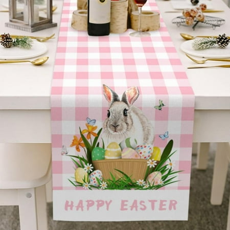 Gnome Egg Easter Table Runner Spring Seasonal Holiday Kitchen Dining Table Decor for Indoor Outdoor Home Party Decoration 13 x 70 Inch
Gnome Egg Easter Table Runner Spring Seasonal Holiday Kitchen Dining Table Decor for Indoor Outdoor Home Party Decoration 13 x 70 Inch