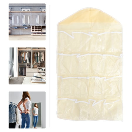 16 Pockets Clear Over Door Hanging Bag Shoe Rack Hanger Underwear Socks Bra Closet Storage Tidy Organizer-Beige
16 Pockets Clear Over Door Hanging Bag Shoe Rack Hanger Underwear Socks Bra Closet Storage Tidy Organizer-Beige