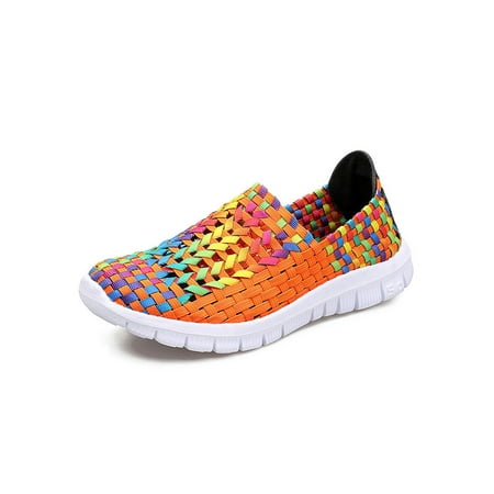 Daeful Ladies Sneakers Comfort Walking Shoes Slip On Sport Shoe Elastic Color Block Womens Non-slip Orange Red 6.5
Daeful Ladies Sneakers Comfort Walking Shoes Slip On Sport Shoe Elastic Color Block Womens Non-slip Orange Red 6.5