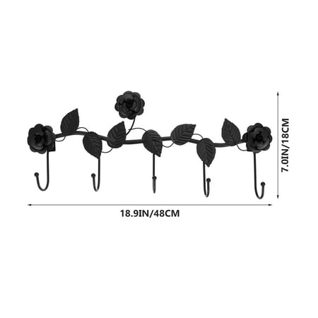 NICEXMAS Wall Mounted Hook Vine Rose Hook Iron Art Wall Hook Household Wall Hook Home Wall Decor
NICEXMAS Wall Mounted Hook Vine Rose Hook Iron Art Wall Hook Household Wall Hook Home Wall Decor