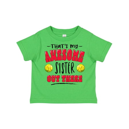 Inktastic That s My Awesome Sister out There with Softballs Gift Toddler Boy or Toddler Girl T-Shirt
Inktastic That s My Awesome Sister out There with Softballs Gift Toddler Boy or Toddler Girl T-Shirt