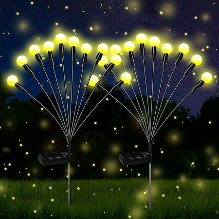 SolarEra Outdoor Solar Firefly Lights Solar Lights Wind Blows Swaying Light 4th of July Decorations Waterproof Solar Garden Lights for Yard Lawn Party Christmas Lights 2Pcs Yellow
SolarEra Outdoor Solar Firefly Lights Solar Lights Wind Blows Swaying Light 4th of July Decorations Waterproof Solar Garden Lights for Yard Lawn Party Christmas Lights 2Pcs Yellow