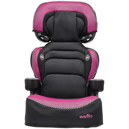 Evenflo Advanced Big Kid LX Booster Car Seat, Rose