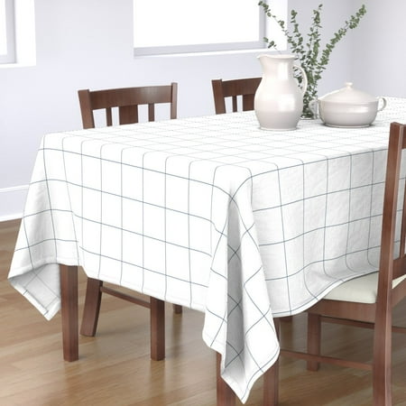 Cotton Sateen Tablecloth 70 x 108 - Grid Navy Midcentury Modern Squares Checkered Print Custom Table Linens by Spoonflower
Cotton Sateen Tablecloth 70 x 108 - Grid Navy Midcentury Modern Squares Checkered Print Custom Table Linens by Spoonflower