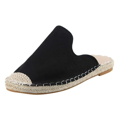 AnuirheiH Women Shoes Ladies Casual Vintage Closed Toe Slippers Slip On Flat Shoes Sale on Clearance
AnuirheiH Women Shoes Ladies Casual Vintage Closed Toe Slippers Slip On Flat Shoes Sale on Clearance
