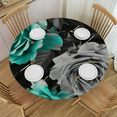 Orinice Roses Leaves Black and White Round Table Cover Stain Resistant Washable Indoor Outdoor Tablecloth Kitchen Dining Wedding Parties Waterproof Fabric 100% Polyester 38-42
Orinice Roses Leaves Black and White Round Table Cover Stain Resistant Washable Indoor Outdoor Tablecloth Kitchen Dining Wedding Parties Waterproof Fabric 100% Polyester 38-42