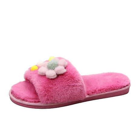 Zedker Slippers With Arch Support for Women Indoor Bedroom Slippers Women With Heel Autumn and Winter Woolen Shoes Women s Flip Flops Wear Flat Bottom Flower Plush Slippers Ou
Zedker Slippers With Arch Support for Women Indoor Bedroom Slippers Women With Heel Autumn and Winter Woolen Shoes Women s Flip Flops Wear Flat Bottom Flower Plush Slippers Ou