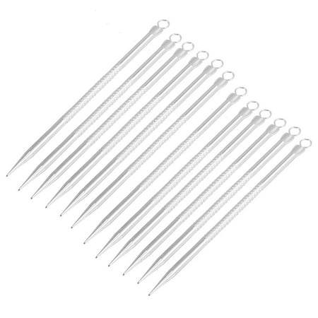 12 Pcs Top Ring Acne Removal Pimple Remover Blackhead Extractor Needles