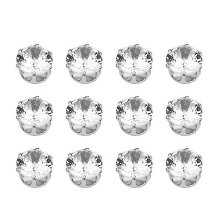 Frcolor 1 Bag 50pcs DIY Garment Accessories Circular Zircon with Holder Pendant Clothing Dress Hat Bags Accessories (Silver 6x8cm Zircon 8mm)
Frcolor 1 Bag 50pcs DIY Garment Accessories Circular Zircon with Holder Pendant Clothing Dress Hat Bags Accessories (Silver 6x8cm Zircon 8mm)