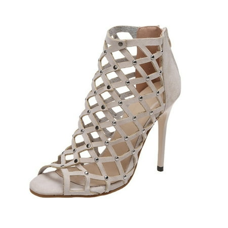 Winter Savings Clearance Deals 2022! VEKDONE Women s Fish Mouth Open Toe High Heel Zipper Hollow High Heel Roman Sandals Shoes
Winter Savings Clearance Deals 2022! VEKDONE Women s Fish Mouth Open Toe High Heel Zipper Hollow High Heel Roman Sandals Shoes