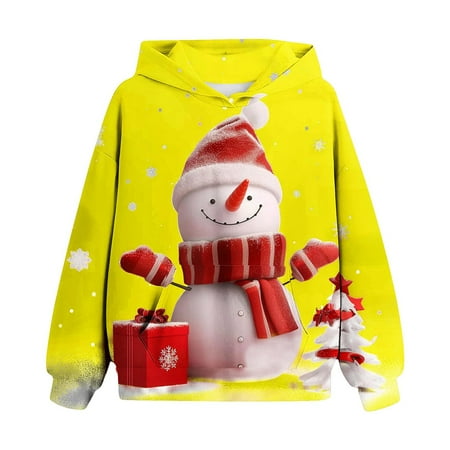 WoY2K Christmas Sweatshirts For Children Christmas Children s Shirt Long Sleeved Pattern T-shirt Printed Round Neck Short Top Suitable For Boys And Girls Aged Hooded Sweatshirt
WoY2K Christmas Sweatshirts For Children Christmas Children s Shirt Long Sleeved Pattern T-shirt Printed Round Neck Short Top Suitable For Boys And Girls Aged Hooded Sweatshirt