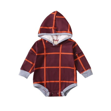 Nokpsedcb Infant Newborn Baby Girls Spring Autumn Romper Rainbow/Plaid Printing Long Sleeve Hooded Jumpsuit Burgundy 9-12 Months
Nokpsedcb Infant Newborn Baby Girls Spring Autumn Romper Rainbow/Plaid Printing Long Sleeve Hooded Jumpsuit Burgundy 9-12 Months