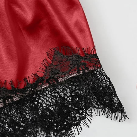 Intimates Women Satin Lace Bra Lingerie Underpant Siamese Sleepwear Bodysuit Babydoll Polyester no underwire sports bra Red
Intimates Women Satin Lace Bra Lingerie Underpant Siamese Sleepwear Bodysuit Babydoll Polyester no underwire sports bra Red