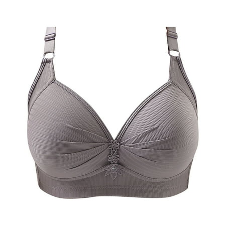 BIZIZA Women Adjustable Straps Bra Bralette Push Up Full Coverage Support 18 Hour Gray 38
BIZIZA Women Adjustable Straps Bra Bralette Push Up Full Coverage Support 18 Hour Gray 38