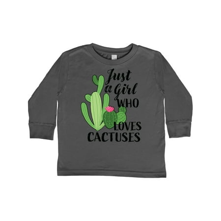 Inktastic Just a Girl Who Loves Cactuses Gift Toddler Toddler Girl Long Sleeve T-Shirt
Inktastic Just a Girl Who Loves Cactuses Gift Toddler Toddler Girl Long Sleeve T-Shirt