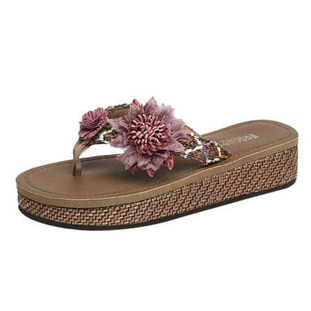 VerPetridure Platform Sandals for Women Women Summer Weave Flowers Slip-On Flat Beach Slippers Open Toe Breathable Shoes
VerPetridure Platform Sandals for Women Women Summer Weave Flowers Slip-On Flat Beach Slippers Open Toe Breathable Shoes