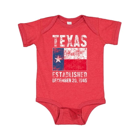 Inktastic Established December 29 1845 Texas Flag Gift Baby Boy or Baby Girl Bodysuit
Inktastic Established December 29 1845 Texas Flag Gift Baby Boy or Baby Girl Bodysuit