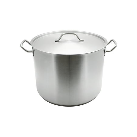 Excellante 60 quart 18/8 Steel stock pot w/ lid comes in each