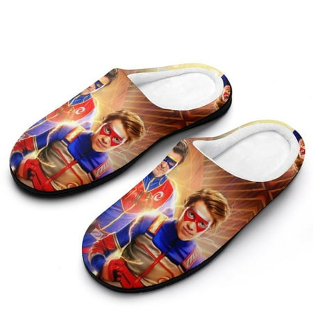 Men Henry Danger Slippers Non-Slip Fuzzy House Slippers Warm Soft Plush Winter House Shoes Indoor Outdoor Slip-On Shoes
Men Henry Danger Slippers Non-Slip Fuzzy House Slippers Warm Soft Plush Winter House Shoes Indoor Outdoor Slip-On Shoes