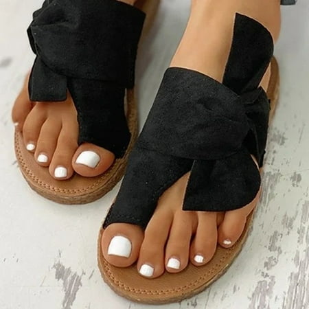 Yesbay 1 Pair Women Sandals Bow-knot Design Soft Sole Casual Flat Flip Flop Summer Beach Slippers for Vacation
Yesbay 1 Pair Women Sandals Bow-knot Design Soft Sole Casual Flat Flip Flop Summer Beach Slippers for Vacation