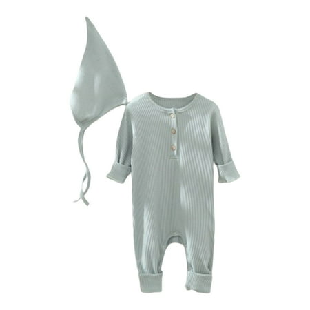EnJoCho Children s Outdoor Outfit Toddler Boys Girls Long Sleeved Strip Jumpsuits with Hats for 0 to 18 Months Little Children Casual Home Wear Comfort Trendy Set
EnJoCho Children s Outdoor Outfit Toddler Boys Girls Long Sleeved Strip Jumpsuits with Hats for 0 to 18 Months Little Children Casual Home Wear Comfort Trendy Set