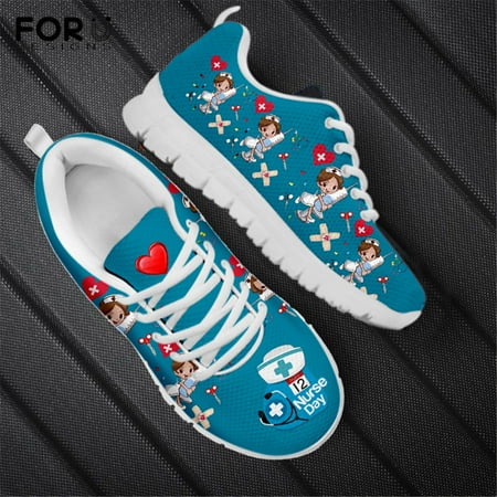 Ladies Shoes Solid Cartoon Nurse Pattern Fashion Air Mesh Breathable Women Casual Sneakers Shoes Woman Zapatos Mujer
Ladies Shoes Solid Cartoon Nurse Pattern Fashion Air Mesh Breathable Women Casual Sneakers Shoes Woman Zapatos Mujer