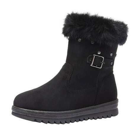 Women s Velvet Foot Boots Warm Solid Plus Snow Color Buckle Decorative Women s Boots
Women s Velvet Foot Boots Warm Solid Plus Snow Color Buckle Decorative Women s Boots