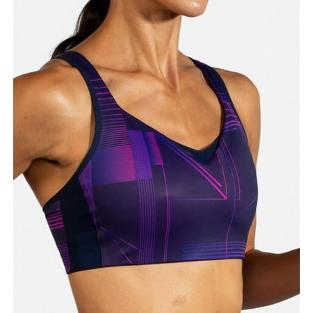 Women s Brooks 350081 Drive Convertible Sports Bra (Matrix Navy 36E)