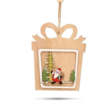 Kironypik Wood Christmas Tree Hanging Sign Xmas Trees Santa Claus Snowman Pendant Decoration Homemade DIY Crafts Supplies No.06
Kironypik Wood Christmas Tree Hanging Sign Xmas Trees Santa Claus Snowman Pendant Decoration Homemade DIY Crafts Supplies No.06