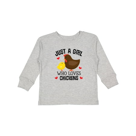 Inktastic Just a Girl Who Loves Chickens Gift Toddler Toddler Girl Long Sleeve T-Shirt
Inktastic Just a Girl Who Loves Chickens Gift Toddler Toddler Girl Long Sleeve T-Shirt