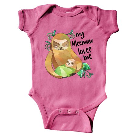 Inktastic My Meemaw Loves Me Cute Sloth and Baby Gift Baby Boy or Baby Girl Bodysuit
Inktastic My Meemaw Loves Me Cute Sloth and Baby Gift Baby Boy or Baby Girl Bodysuit