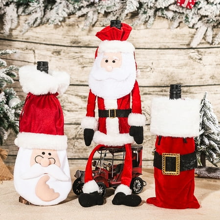 Dust-proof Wine Bottle Cover Eye-catching Velvet Cloth Xmas Party Wine Bottle Decoration for Bar Brown Nap Velvet Cloth
Dust-proof Wine Bottle Cover Eye-catching Velvet Cloth Xmas Party Wine Bottle Decoration for Bar Brown Nap Velvet Cloth