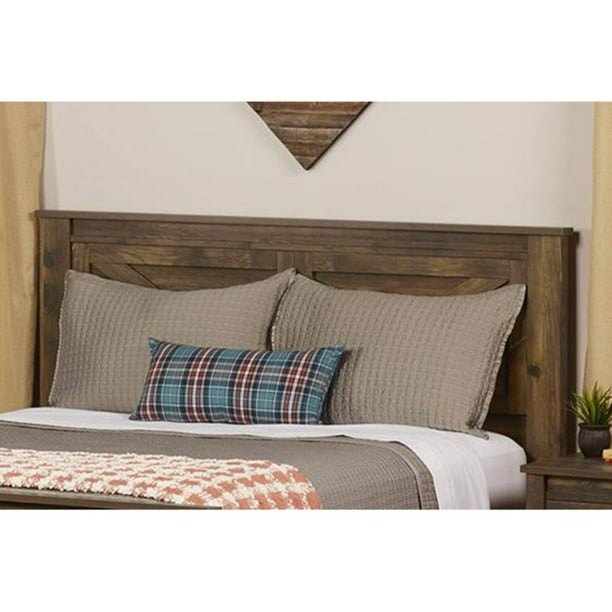 Ameriwood Home Farmington Queen Headboard in Rustic