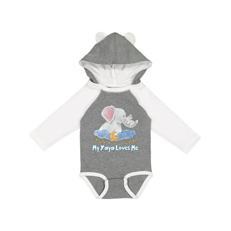 Inktastic My Yaya Loves Me Cute Elephants Clouds Moon and Stars Gift Baby Boy or Baby Girl Long Sleeve Bodysuit
Inktastic My Yaya Loves Me Cute Elephants Clouds Moon and Stars Gift Baby Boy or Baby Girl Long Sleeve Bodysuit